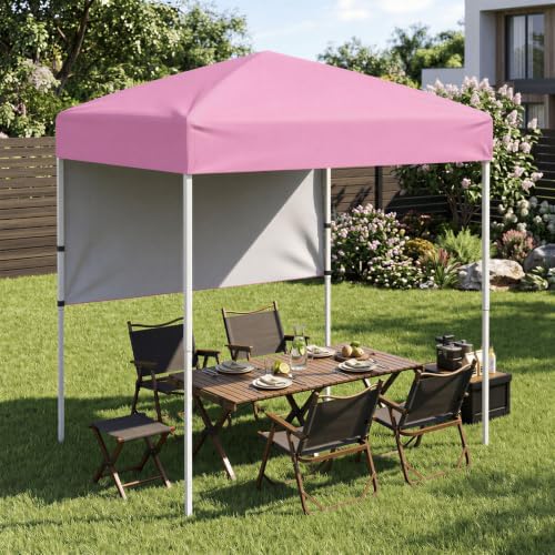 6 x 4 FT Pop Up Easy Setup Canopy Tent (Pink) in 6 x 4 FT in Pink, alternate view 2