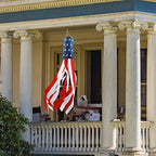 60 Inch American Flag Windsock Patriotic Wind Socks for Outside Heavy Duty, alternate view 5