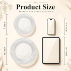 60 Pcs Clear Plastic Plates, Clear Plates Disposable Heavy Duty, Disposable Plates Include 30Pcs Dinner Plates, alternate