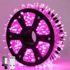 600 LED Pink Christmas String Lights Indoor Outdoor Plug in