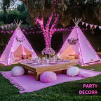 600 LED Pink Christmas String Lights Indoor Outdoor Plug in, alternate view 2