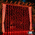 600 LED Red Halloween Lights, Curtain Lights Plug in, 8 Modes Hanging String Lights for Bedroom Wall Window