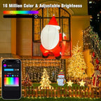 600 LED RGB String Light Outdoor, Christmas Lights Halloween Decor, alternate view 5