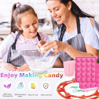 606Pcs Cake Pop Kit, Silicone Lollipop Molds Including Lollipop Sticks, Measuring Cup, Treat Bags, Twist Ties, alternate view