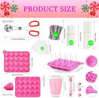 606Pcs Cake Pop Kit, Silicone Lollipop Molds Including Lollipop Sticks, Measuring Cup, Treat Bags, Twist Ties, alternate view