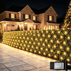 610LED Net Lights, 34.5ft x 5ft Christmas Net Lights Outdoor 8 Modes, Waterproof Connectable String Lights Green