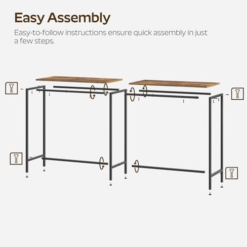 63" Long Bar Table, Counter Bar Height Table, High Top Table, Rectangular Bar Pub, for Kitchen, Living Room, alternate view 6