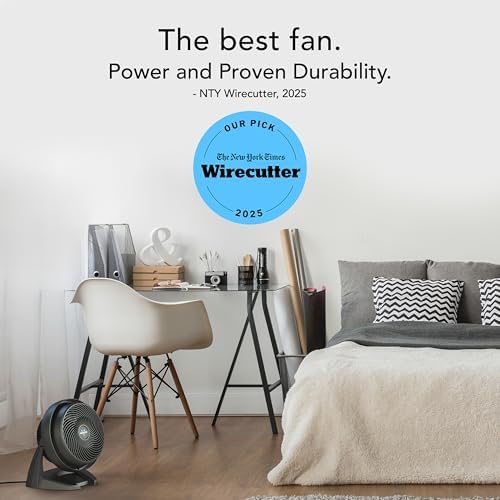 630 Medium Air Circulator Fan, 3 Speed, Adjustable Tilt, Black in Black, alternate view 2