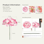 64Pcs Hydrangea Artificial Flowers Bulk, Faux Hydrangeas Heads, alternate view 3