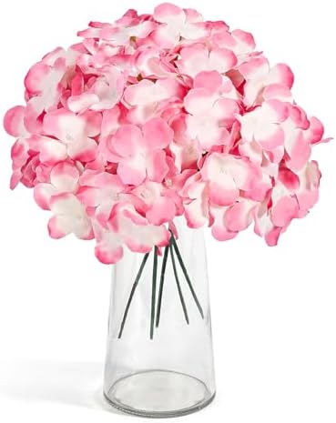 64Pcs Hydrangea Artificial Flowers Bulk, Faux Hydrangeas Heads, alternate view 4