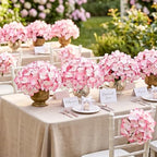 64Pcs Hydrangea Artificial Flowers Bulk, Faux Hydrangeas Heads, alternate view 5