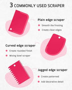 65 PCs Cake Decorating Kit with Cake Stand, Cake Baking Supplies in Rose Pink, alternate view 4