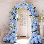 65Pcs Blue Hydrangea Artificial Flowers Bulk for Home Decor in Blue, alternate view 6