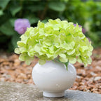 65Pcs Green Hydrangea Artificial Flowers Bulk, Realistic Silk Fake Flowers with Stems, Faux Hydrangea Flowers, alternate view