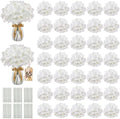 65PCS Hydrangea Artificial Flowers with Stronger Bendable Stems, Premium Silk Faux Hydrangea Flowers Bulk for