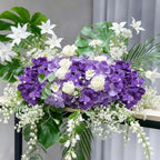 65Pcs Mixed Purple Hydrangea Artificial Flowers Bulk for Home Decor in Mixed Purple, alternate view 4