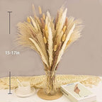 65PCS Pampas Grass Decor, Including pompas Floral, Reed Dried Grass and Bunny Tails Dried Flowers, Natural Dried, alternate