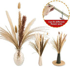 65PCS Pampas Grass Decor, Including pompas Floral, Reed Dried Grass and Bunny Tails Dried Flowers, Natural Dried, alternate