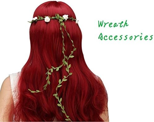 66 Ft Leaf Ribbon, Artificial Eucalyptus Garland Rattan Leaf String, alternate view 4