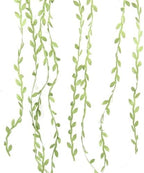 66 Ft Leaf Ribbon, Artificial Eucalyptus Garland Rattan Leaf String, alternate view 6