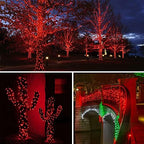 66FT 200 LED Fairy Lights Plug in, 8 Modes Christmas Twinkle Lights Red, alternate view 4