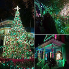 66FT 200 LED Fairy Lights Plug in, 8 Modes Twinkle Halloween Lights Green, alternate view 2