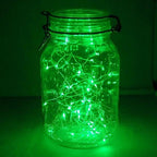 66FT 200 LED Fairy Lights Plug in, 8 Modes Twinkle Halloween Lights Green, alternate view 4