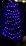 66FT 200 LED Fairy Lights Plug in, 8 Modes Twinkle Halloween Lights Purple, alternate view 7