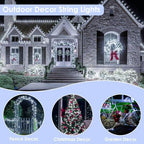 66FT 200 LED Fairy Lights Plug in, 8 Modes Twinkle Lights Cool White, alternate view 6