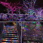 66FT 200 LED Fairy Lights Plug in, 8 Modes Twinkle Lights Multicolor, alternate view 4