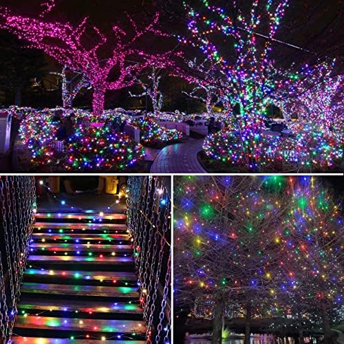 66FT 200 LED Fairy Lights Plug in, 8 Modes Twinkle Lights Multicolor, alternate view 4