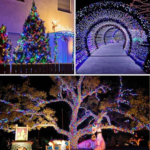 66FT 200 LED Fairy Lights with Remote, Plug in Twinkle Light Outdoor Indoor, alternate view 6
