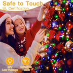 66FT 200 LED Outdoor Christmas Lights with Remote, 8 Modes Multicolor, alternate view 6