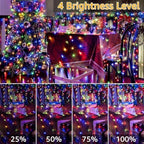 66FT 200 LED Outdoor Christmas Lights with Remote, 8 Modes Multicolor, alternate view 7