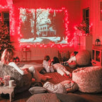 66ft 200 LED Red Halloween Indoor Outdoor String Lights Plug in, alternate view 6