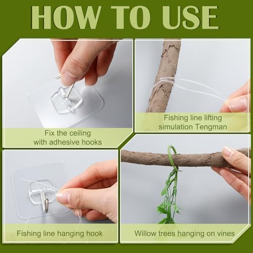 68.9 ft Artificial Enchanted Party Hanging Vines for Ceiling Decor, alternate view 4