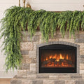 6FT 1Pcs Artificial Cedar Pine Garland Christmas Greenery for Mantle Decor