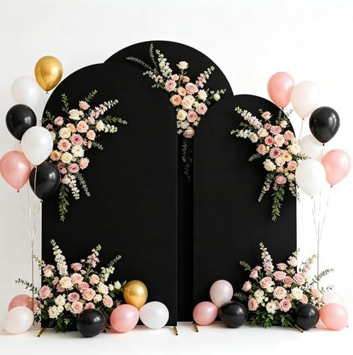 6ft,6.6ft 7.2ft Black Arch Cover+Stand, alternate view 4