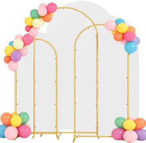 6ft,6.6ft,7.2ft White Arch Cover+Stand