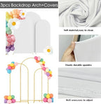 6ft,6.6ft,7.2ft White Arch Cover+Stand, alternate view 4