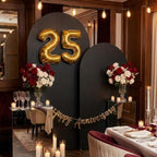 6FT,7.2FT Arch Backdrop Stand and Cover Set (Black) in 6,7.2FT in Black, alternate view 5