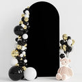6FT Arch Backdrop Cover Black Arch Covers Stretchy Backdrop