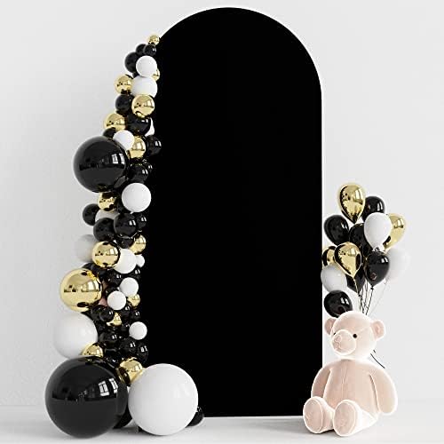 6FT Arch Backdrop Cover Black Arch Covers Stretchy Backdrop
