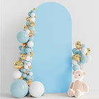 6FT Arch Backdrop Cover Dusty Blue Arch Covers Stretchy Backdrop