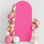 6FT Arch Backdrop Cover Fushia Arch Cover Stretchy Backdrop