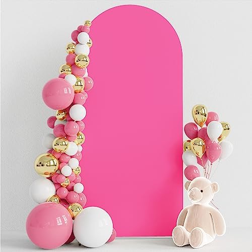 6FT Arch Backdrop Cover Fushia Arch Cover Stretchy Backdrop