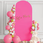 6FT Arch Backdrop Cover Fushia Arch Cover Stretchy Backdrop, alternate view 2