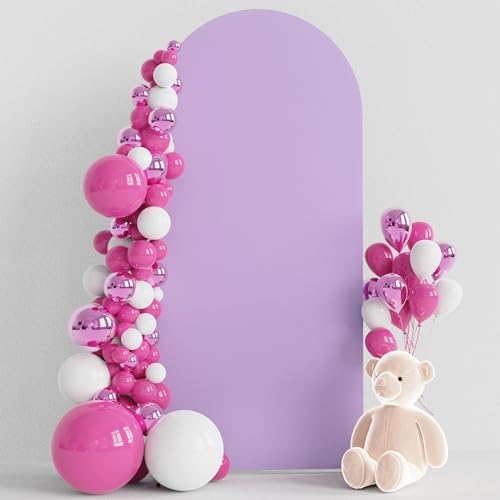 6FT Arch Backdrop Cover Lavender Arch Covers Stretchy Backdrop