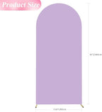 6FT Arch Backdrop Cover Lavender Arch Covers Stretchy Backdrop, alternate view 3