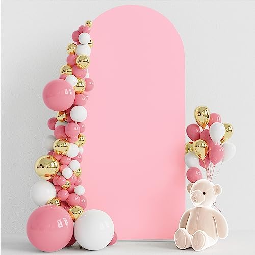 6FT Arch Backdrop Cover Pink Arch Covers Strethy Backdrop